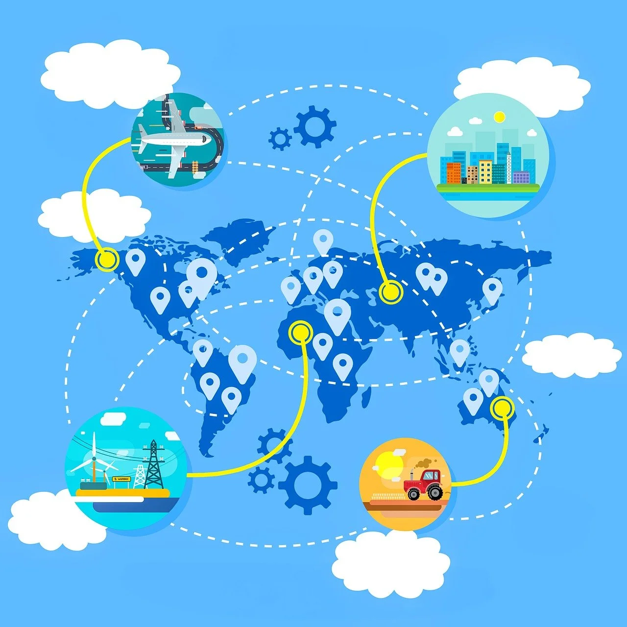 Geometric blockchain network